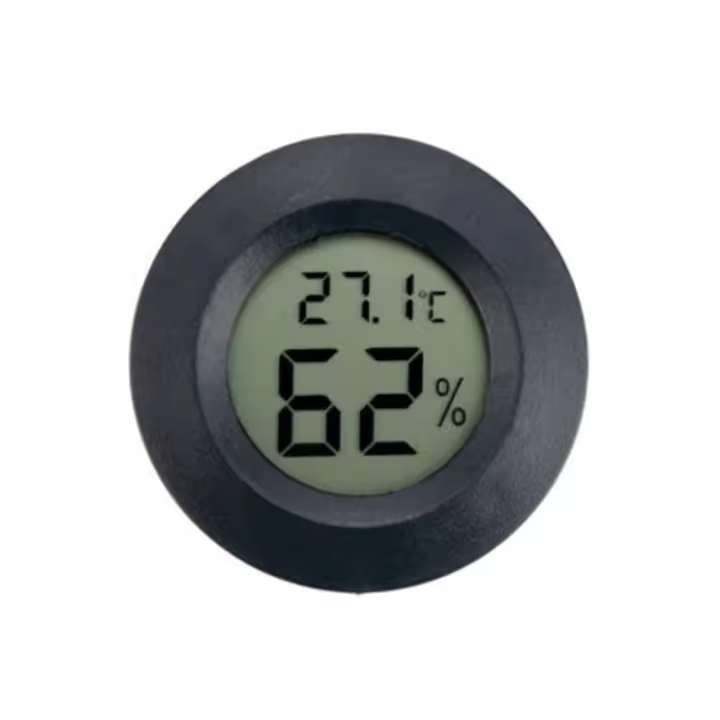 Mini Termómetro Y Higrómetro Digital LCD Medidor De Temperatura Y Humedad Para Interior Estación Meteorológica Con Sensor - 1