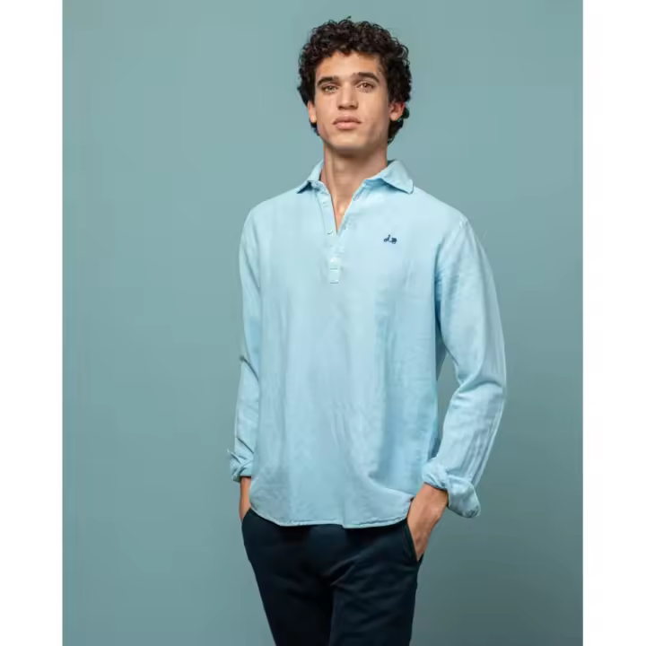 Camisa Polera Lissome Li-Co Celeste - Scotta - 1