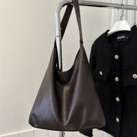 Bolso De Hombro Para Mujer De Cuero PU Vintage Gran Capacidad Casual Bolso Cruzado De Moda Bolsos Tote De Compras - details 2