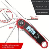 Termómetro De Carne Digital Inalámbrico Impermeable Para Cocina Y BBQ Con Punta De Acero Inoxidable Para Cocinar Y Hornear - details 8