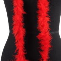 2M Boa De Plumas Para Árbol De Navidad Decoración De Fiesta De Boda Traje De Noche Adorno De Tela Con Cinta Artículos De Ropa Para Mujeres Material De Poliéster - details 4