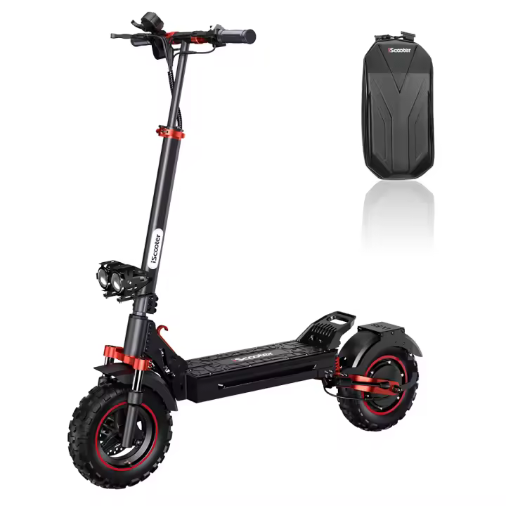 Patinetes Electricos Adultos iScooter iX5s 1000W con Bolsa, para Todo Terreno 11" 48V 15 Ah Batería Máxima Alcance 65 Km Potente - 1