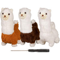 Alpaca Eléctrica Kawaii De Peluche Simulación Con Cola Balanceante Juguete Para Niños Regalo De Cumpleaños Animal De Peluche De Tamaño Mediano - details 0