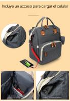 Mochila Multifuncional para Bebés -Bolso Maternidad, Bolso Cambiador, Ligero y De Gran Capacidad Para Viajar y Paseos Diarios, Resistente al Agua, Perfecto Para Pañales De Bebé, Con Múltiples Bolsillos y Apertura Ancha, Ideal Para Padres Moderno - details 9