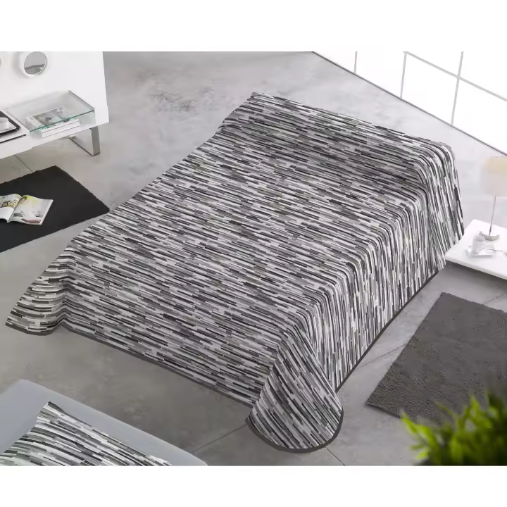 SABANALIA - Colcha estampada Verona (Disponible en varios tamaños) | Colcha ideal para primavera y verano | Producto ligero y decorativo - 1