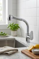 DP GRIFERÍA Grifo Monomando Cocina Volga - Extraíble, Caño Giratorio, Certificado CE - details 2