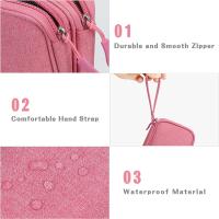 Bolsa organizadora de accesorios electrónicos, Bolsa organizadora cables de viaje de Doble Capa, Bolsa de viaje portátil - details 2