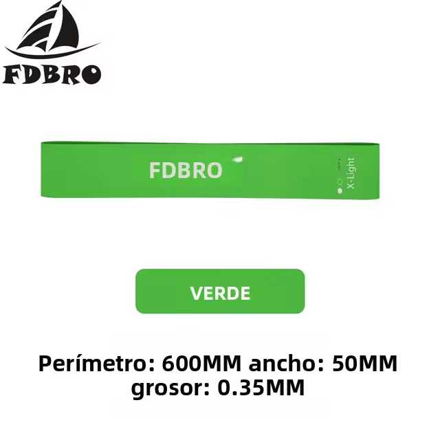FDBRO Banda De Resistencia Para Yoga Y Entrenamiento Deportivo Banda Elástica De Latex Para Gimnasio Y Fitness Ejercicios De Musculación Y Fortalecimiento - 1