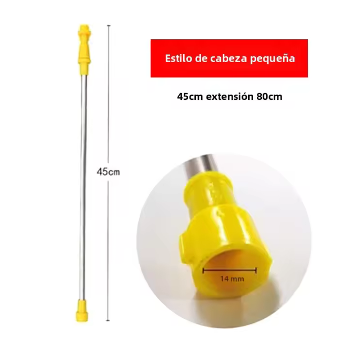 Pulverizador De Presión Manual Retráctil Para Jardín 0.45-0.8m Barra De Pulverización Accesorios Para Riego De Árboles Y Pesticidas Al Aire Libre - 1