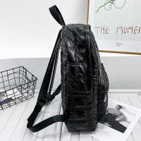 Mochila De Invierno Yogodlns Espacio Algodón Para Mujer Gran Capacidad Escuela Bolsa Viaje Nylon Impermeable Rucksack Estudiante Pack Femenino - details 17