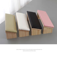 Almohadilla De Mano Para Manicura Blanca De Madera Alta Calidad Soporte De Brazo Para Uñas Estilo Tendido Y Plegable - details 1