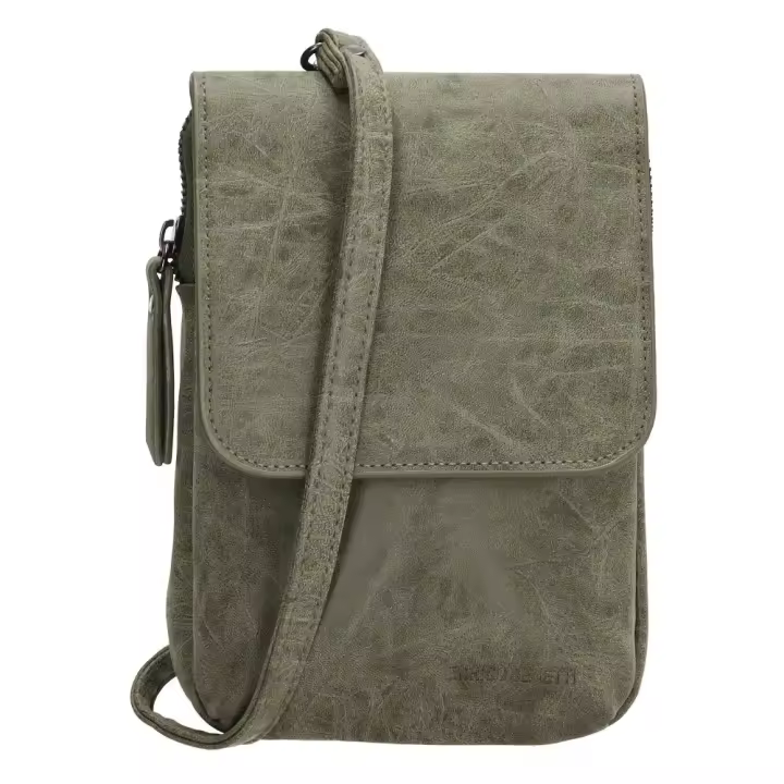 Bolso Bandolera Zoë 66905, Marca Enrico Benetti, Color Verde Oliva, Tamaño 13x4x20 cm, Para Mujer - 1
