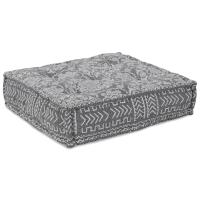 Puf Modular vidaXL Gris Claro 70x70x36 Tela - details 0