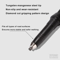 Palo De Camuflaje Ultraligero De Fibra De Carbono Plegable Para Senderismo Y Camping 5 Secciones Manija De Goma Y Madera - details 4