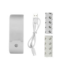 Lámpara LED Recargable Con Sensor De Movimiento Para Pasillo Baño Armario Cocina 12LED Alta Luminosidad Luz Nocturna Rectangular - details 5