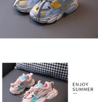 Zapatillas De Deporte Para Niños Y Niñas Cómodas Transpirables Tallas 1-6 Años Zapatos Infantiles Moda Bebé Corrida Con Cordones Material Superior PU - details 8