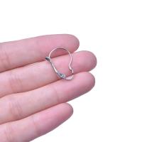 50/100PCS Tenedores De Aretes De Acero Inoxidable Color Plata Para Fabricación De Joyas DIY Gancho De Hierro Para Aretes Suministros De Enlaces - details 16
