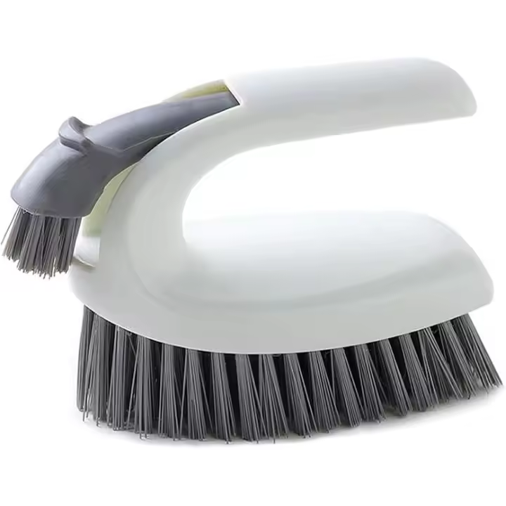 Cepillo de limpieza, cepillo para fregar para fregar alfombras de suelo de baño color blanco - 1