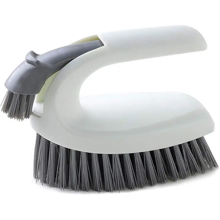 Cepillo de limpieza, cepillo para fregar para fregar alfombras de suelo de baño color blanco - 1
