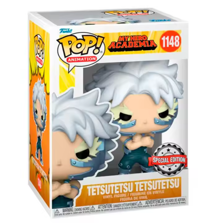 Figura Pop My Hero Academia Tetsutetsu Exclusive-Figura de Vinilo Coleccionable - Idea de Regalo- Mercancia Oficial - Juguetes para Niños y Adultos - Movies Fans - Muñeco para Coleccionistas y Exposición - 1