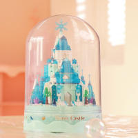 Castillo De Hielo Y Nieve Con Música Para Niñas Bloques De Construcción Creativos Y Divertidos Regalo De Navidad Para Niñas - details 5