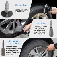 Kit de limpieza de coche de 12 piezas, kit de limpieza de lavado de coches de microfibra profesional, cepillo de rueda y borde, guantes de lavado de ropa de limpieza, esponja - details 9