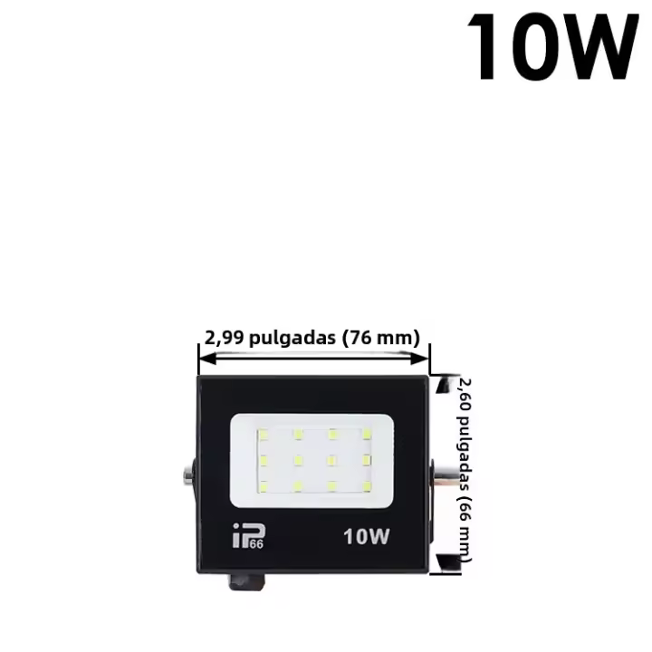 Proyector De Luz LED Impermeable IP66 10W 20W 30W 50W 100W Para Exterior Iluminación De Pared Garage Gimnasio Calle 6500K Moderno - 1