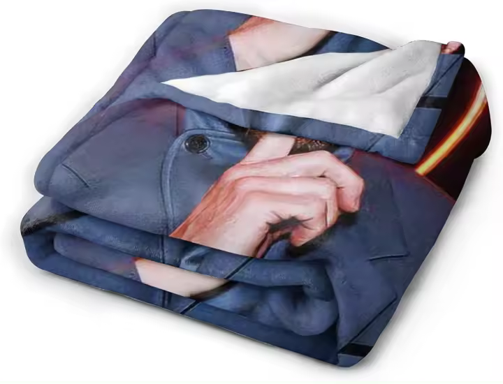 Manta Jensen Ackles Ultra Suave de Franela 3D con Forro de Peluche Tamaño Grande para Decoración de Dormitorio Salón y Cuarto en Otoño e Invierno Cuidado de Lavado a Máquina o a Mano - 1