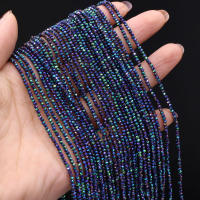 Piedras Naturales De Cuentas Pequeñas Redondas Colores Mixtos Facetadas Para Accesorios De Joyería DIY Pulsera Collar - details 19