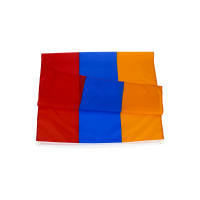 Bandeera De Armenia De 90x150cm Bandera Nacional Con Emblema Decoración Para El Hogar Material Poliéster Estilo Colgante - details 1