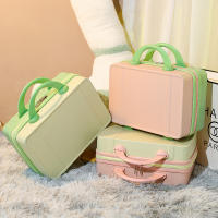 Maleta retro portáthil de 14 pulgadas para equipamiento, estuches para Cosméticos, Maleta Pequeña, mini Maleta de Recuerdo de 16 pulgadas, Caja de contraseña Liviana, Caja de viaje - details 1