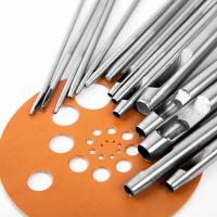 Kit De 10 Piezas De Herramientas De Perforación De Cuero Con Agujeros Redondos Huecos Para Costura De Ropa Y Artesanía De Cuero Herramienta De Perforación De Alta Carbono Acero - details 6