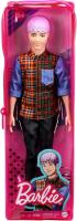 Barbie Ken Fashionista 154 Pelo Morado Camisa Cuadros Mattel GYB05 - details 0