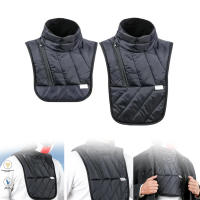 Conjunto De Calor Negro Para Motocicleta Y Scooter Eléctrico Con Collar Y Cubierta De Pierna Funda De Rodilla Suave Y Cálida Para Invierno - details 19