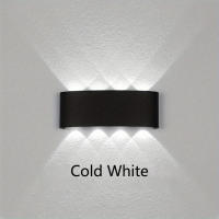 Luz De Pared LED De Aluminio Impermeable 110V 220V Para Exterior Y Dormitorio Iluminación Moderna Para Jardín Y Interior - details 2