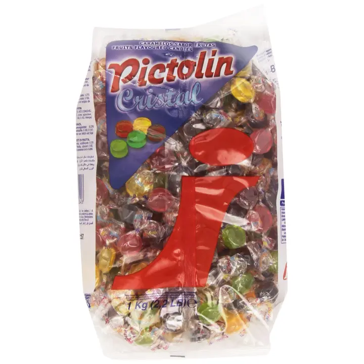 CARAMELOS PICTOLIN CRISTAL FRUTAS SURTIDAS 1KG. INTERVAN - 1