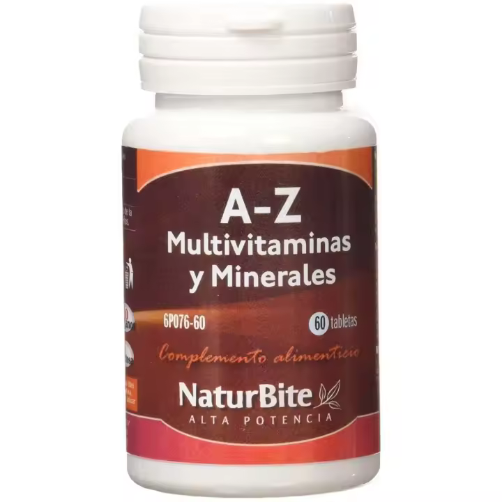 Naturbite A-Z Multivitaminas Y Minerales 60 Tabs - 1