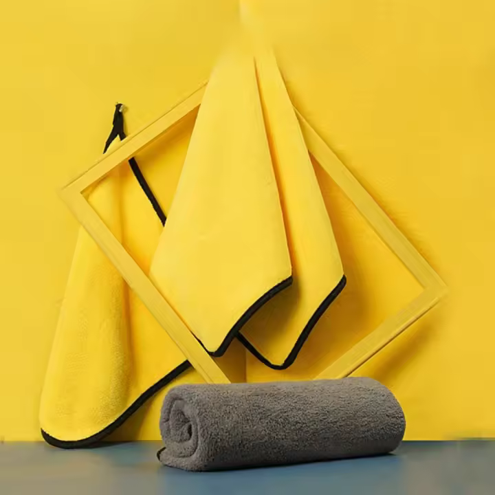 Toalla De Microfibra Absorbente Para Perros after Baño Toalla De Secado Rápido Para Mascotas Material De Poliéster - 1