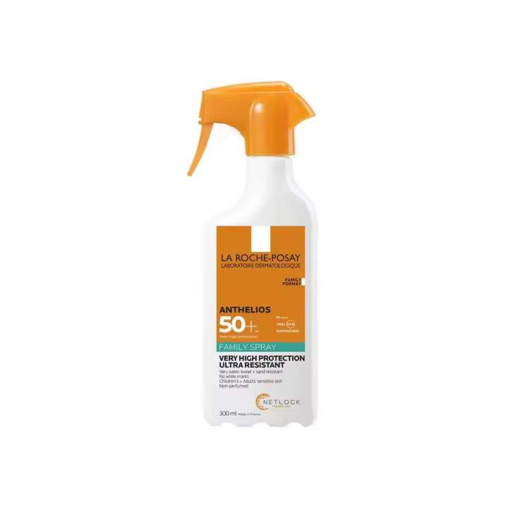 L´OREAL ANTHELIOS FAMILY SPRAY SPF 50+ 1 ENVASE 300 ML - Protector Solar para Rostro y Cuerpo - 1