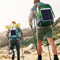 Cargador De Batería Solar Portátil 100W Placa Solar Impermeable 5V Con Dos USB Para Camping Al Aire Libre Panel Solar De Celdas Solares - details 7