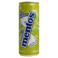 Mentos Fruity Mix,/Mentos Apple Soda Kick,/Mentos Limón y Menta bebida MENTOS con sabor a mix de fruta/Manzana/Limón y Menta con trozos de gelatina de coco 6,12 latas 240ml . Bebida de refresco moda marca Mentos con diferentes sabores de frutas a elegir - details 2