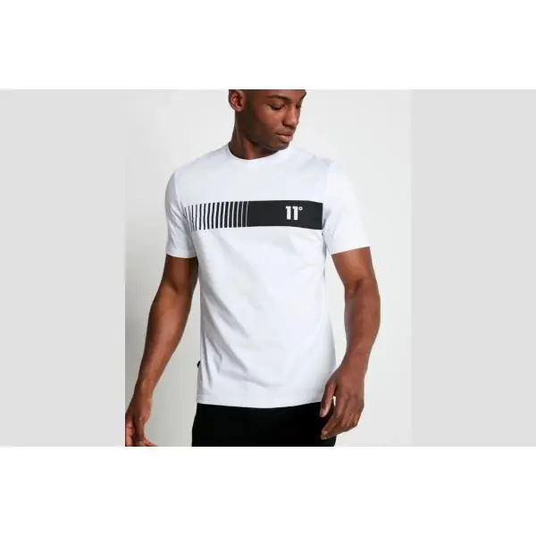 Eleven Degrees 11º Camiseta para Hombre con Logotipo 11D3045-002  White. - 1