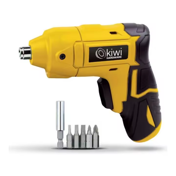 Kiwi - Destornillador Elétrico Inalámbrico 3,6 V 800 mAh + 6 Accesorios - 1