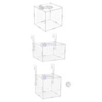 Caja De Aislamiento Para Acuario Multifuncional Portador De Crías De Peces Guppys Y Cangrejos Adecuado Para Peces Agresivos Nuevo Suministro De Acuario - details 0