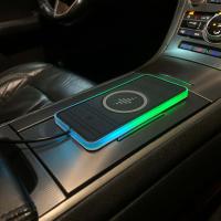 Soporte Movil Coche, Nuevo Coche RGB Colorido Cargador Inalámbrico Antideslizante Estación de Carga InAlámbrico para iPhone16 15 14 13 12, Ajustado para Samsung, Airdrops, Xiaomi, cargador Inalámbrico de 15W para Teléfono Móvil en Coche with Luz Ambiental - details 9