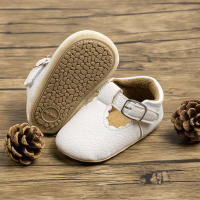 Zapatos Para Bebé Recién Nacidos Niño Y Niña PU Cuero Antideslizante Suela De Goma Alta Calidad Comodidad Primera Pasos Todoterreno Transpirables Tallas Reales - details 5