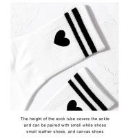 6 Pares De Calcetines Para Mujer Con Barra Paralela Moda Versátil Y Divertida Comodidad Y Respirabilidad Casual Talla Única - details 4