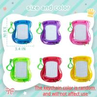 Tablero De Dibujo Magnético Mini Con Hebilla De Escalada Regalo Para Escuela Para Niños Blanco Y Negro - details 5