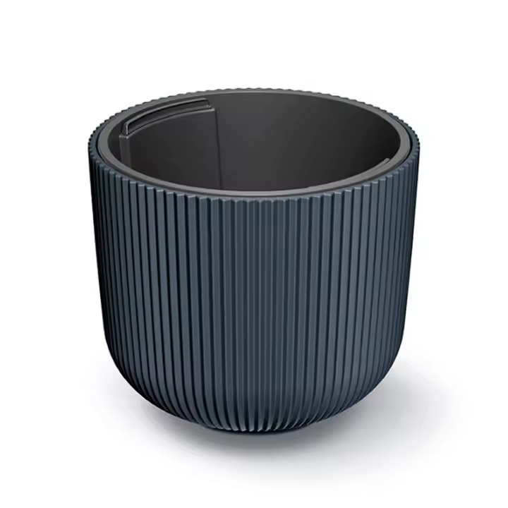 Prosperplast Macetero Color Antracita con Depósito MILLY 39,1x39,1x32,1cm - Capacidad 31L - 1