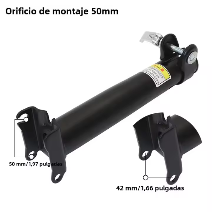 Base Metálica Para Asiento De Scooter Eléctrico Accesorios De Conector Inferior Y Abrazadera De Columna De Sillín Con Orificio De Montaje De 50/60mm - 1